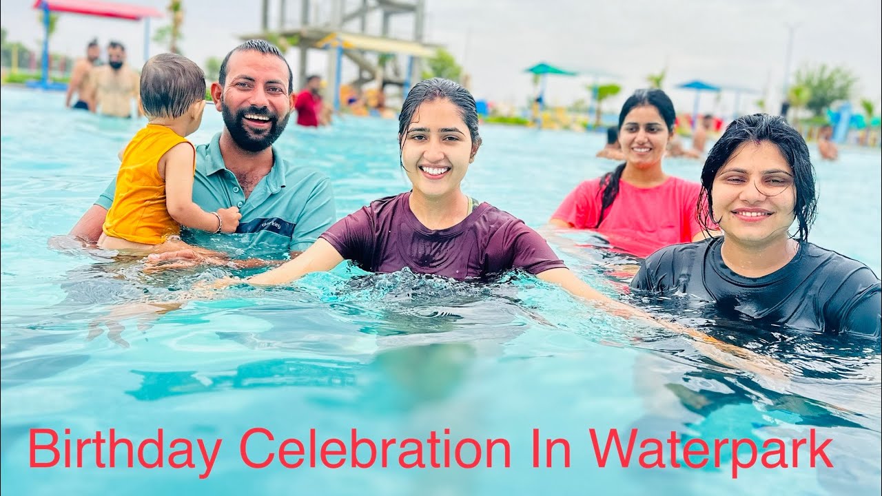 Birthday Celebration 🥳l Dimond Waterpark Khatusyam ji 🧜‍♀️🌈