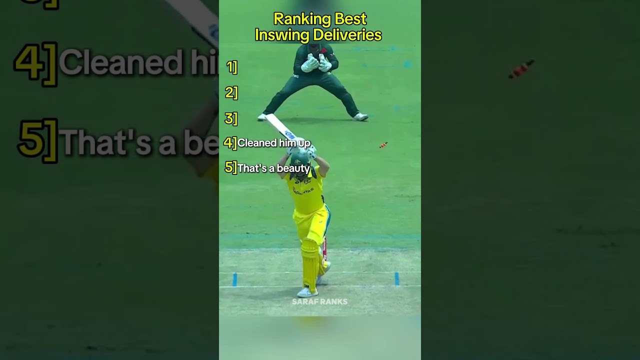 Best Inswing Deliveries in Cricket | #cricketshorts