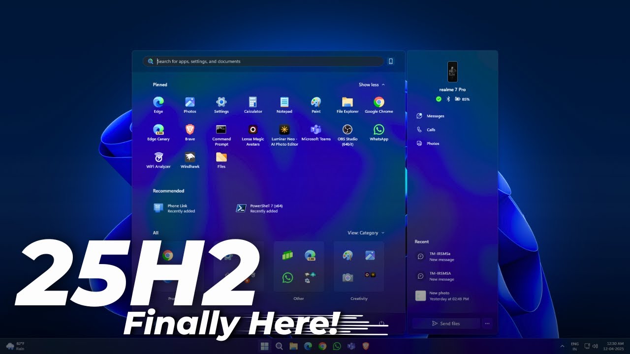Новые функции Windows 11 25H2, о которых вам стоит знать 🚀