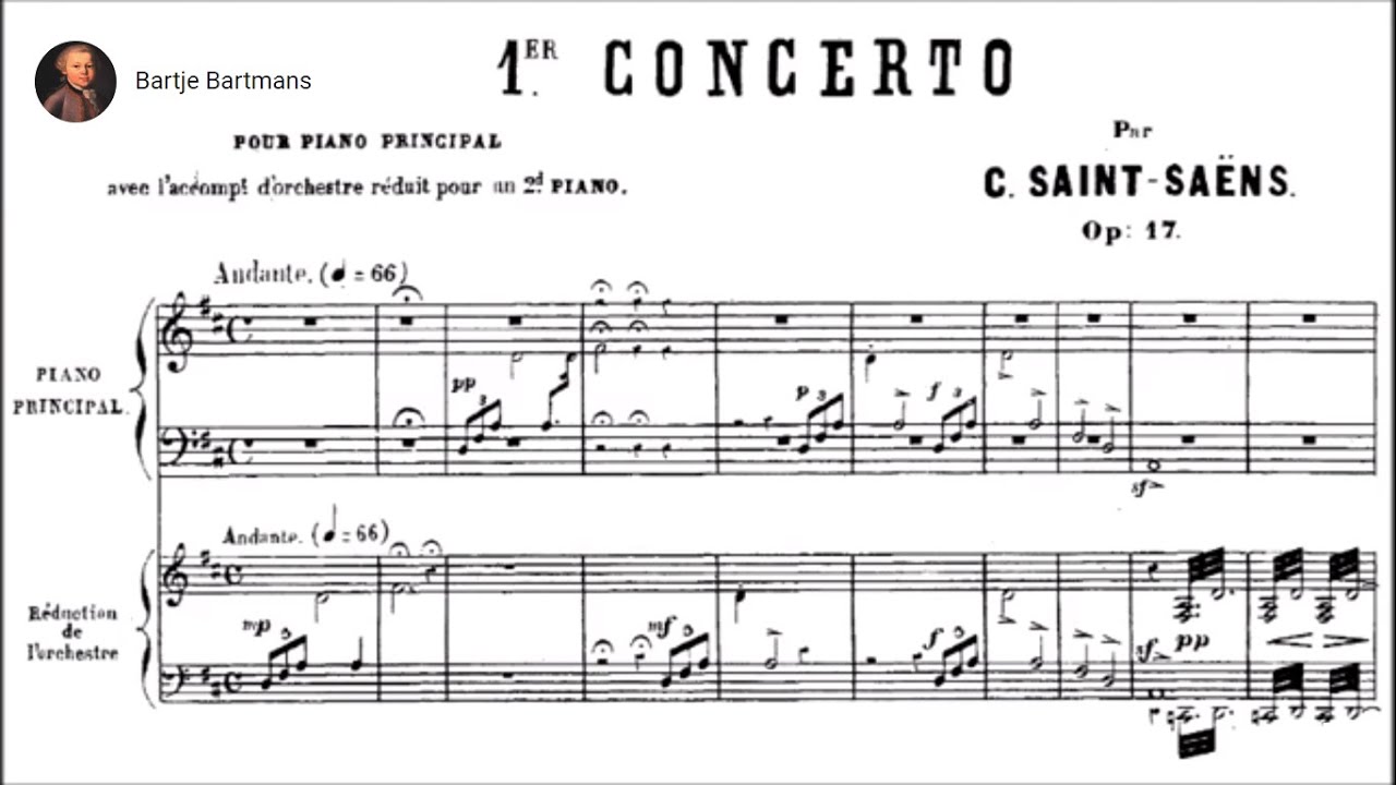 Camille Saint-Saëns - Piano Concerto No. 1, Op. 17 (1858) {Pascal Rogé}