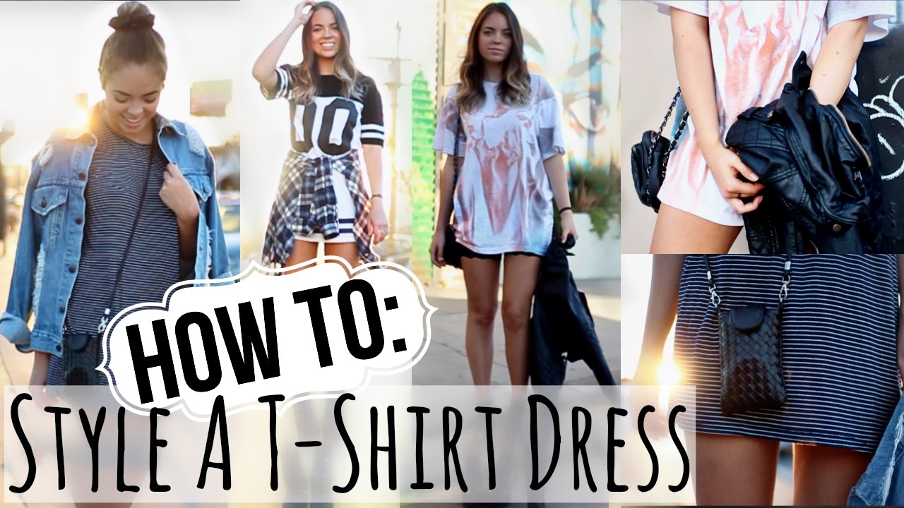 FALL LOOKBOOK: How to Style A T-Shirt Dress!
