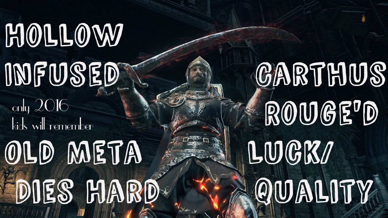 Dark Souls 3 PvP - Изогнутый меч Картуса полого качества -
