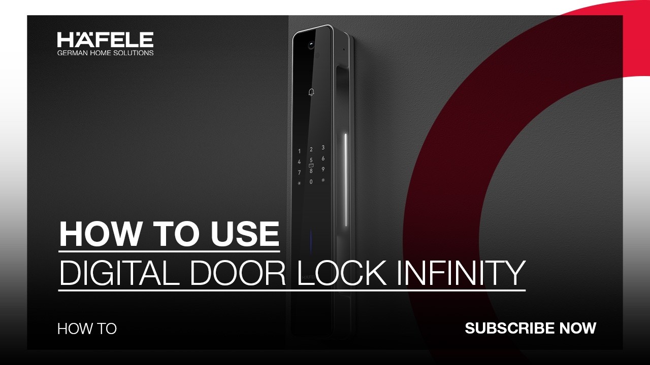 HOW TO USE DIGITAL DOOR LOCK INFINITY