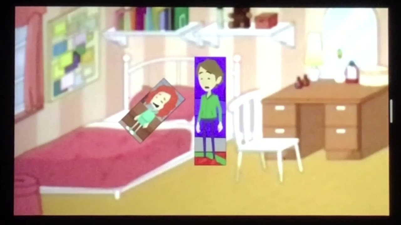 Classic Caillou Screams at and Gets Kicked In The Nose By Rosie/Grounded (PG-13)