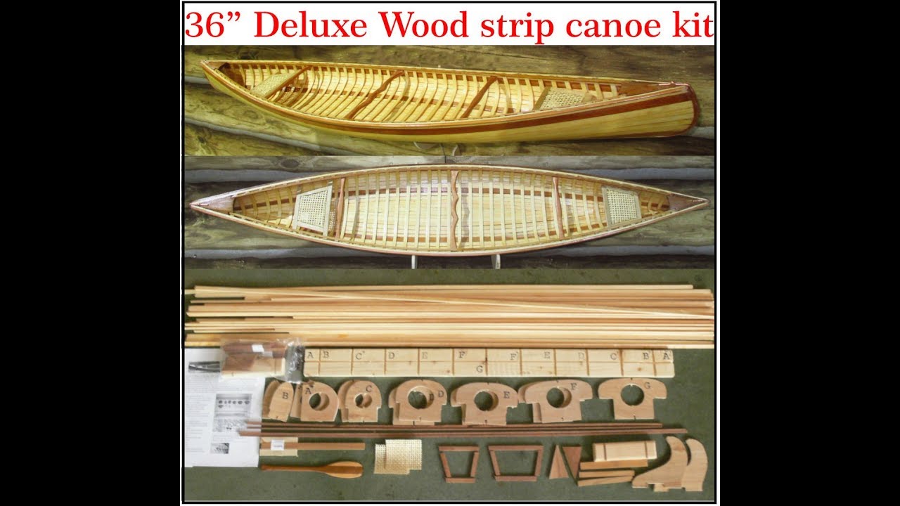 36 wood strip canoe kit