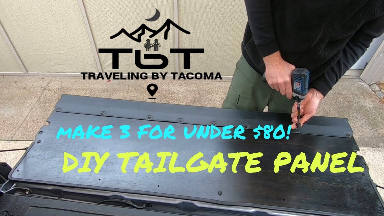 Mountain Hatch Inspired DIY Tacoma Tailgate Panel