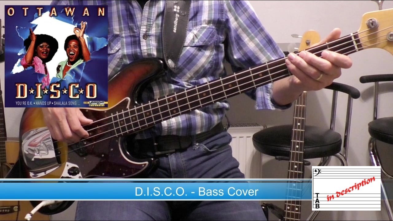 [Ottawan] D.I.S.C.O. - Bass cover 🎧 (with bass tabs pdf)