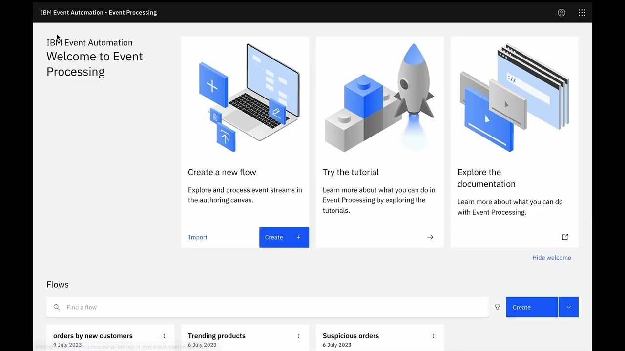 IBM Event Automation - demo / runthrough