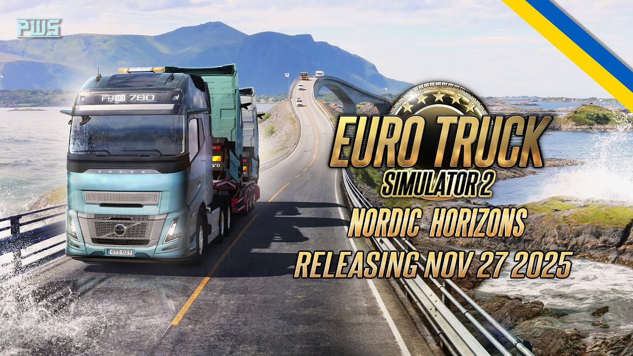 🔴 Тракери з України в Euro Truck Simulator 2: Nordic Horizons (ETS)