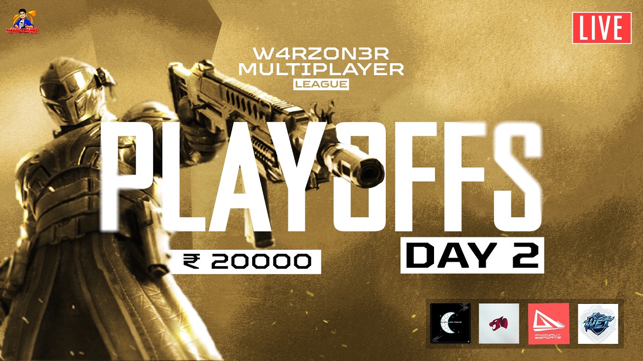 Playoffs Day 2 | W4RZON3R MP League Ft. Felines, Steller Prime, TG Versatile