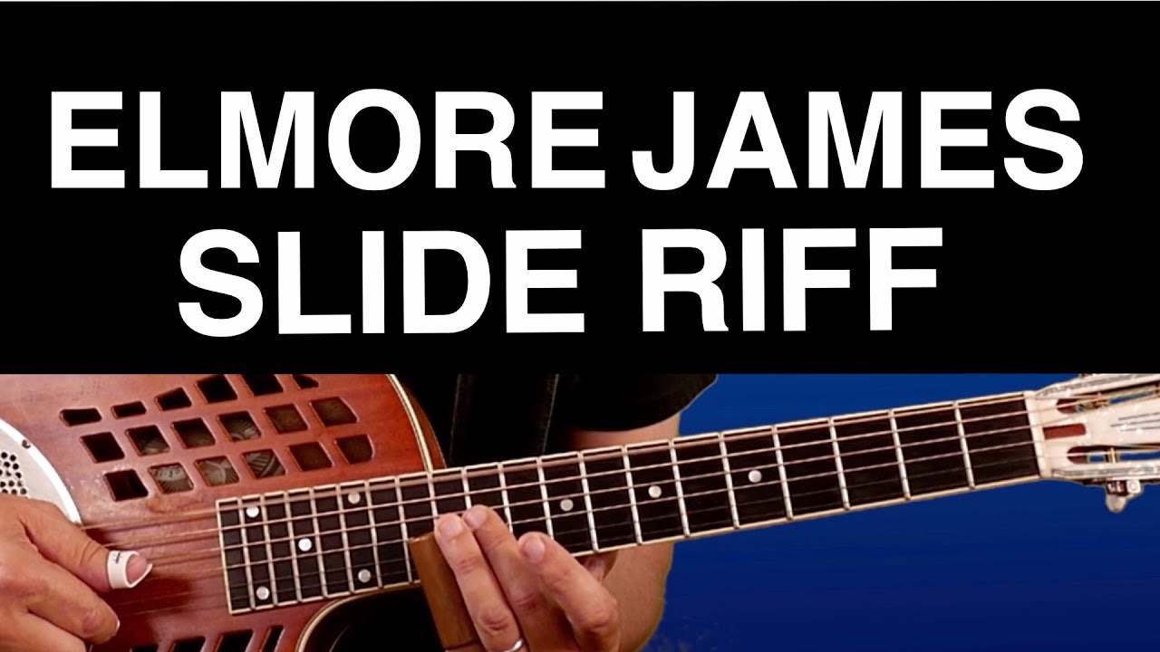 Elmore James Style Slide Riff: Open D Tuning Blues Guitar Lesson