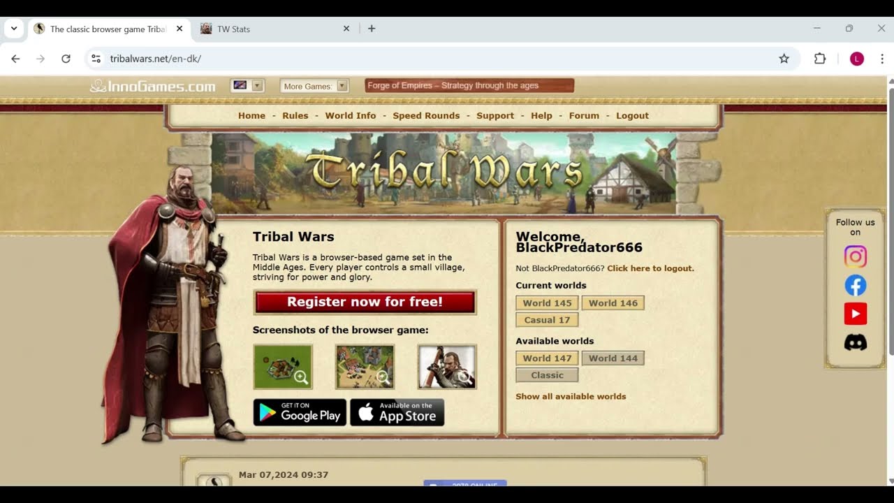 Tribal Wars Gamplay - Begining of the series