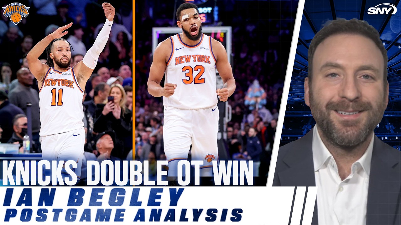 Ian Begley on Knicks double overtime win over Nuggets | SportsNite