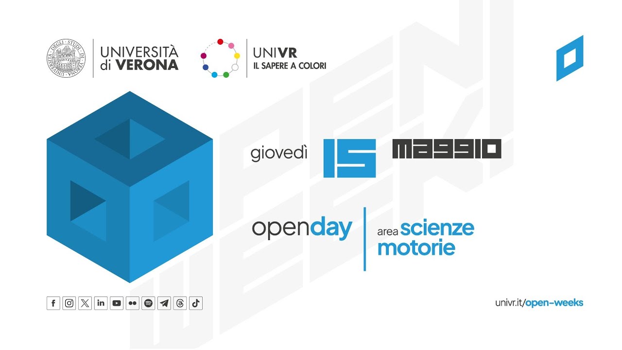 Open Week - Lauree Magistrali Area di Scienze motorie