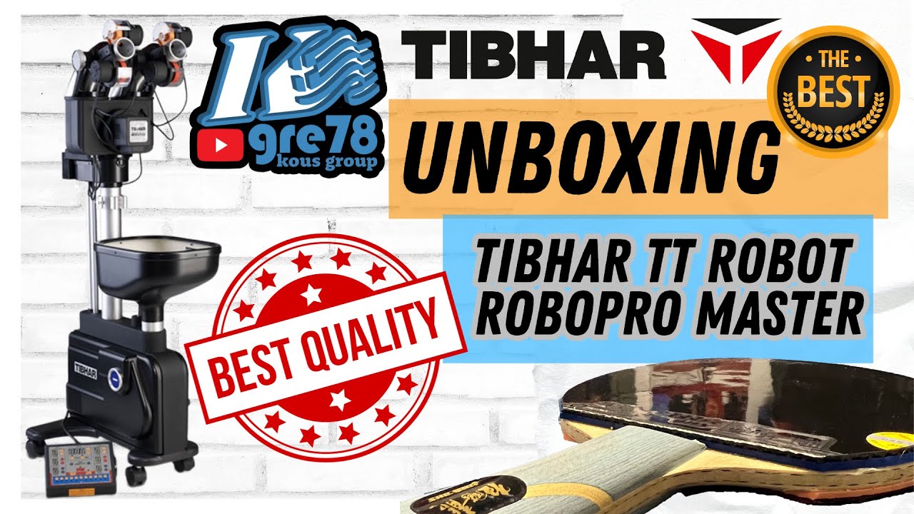 Unboxing the Tibhar Robo Pro Master