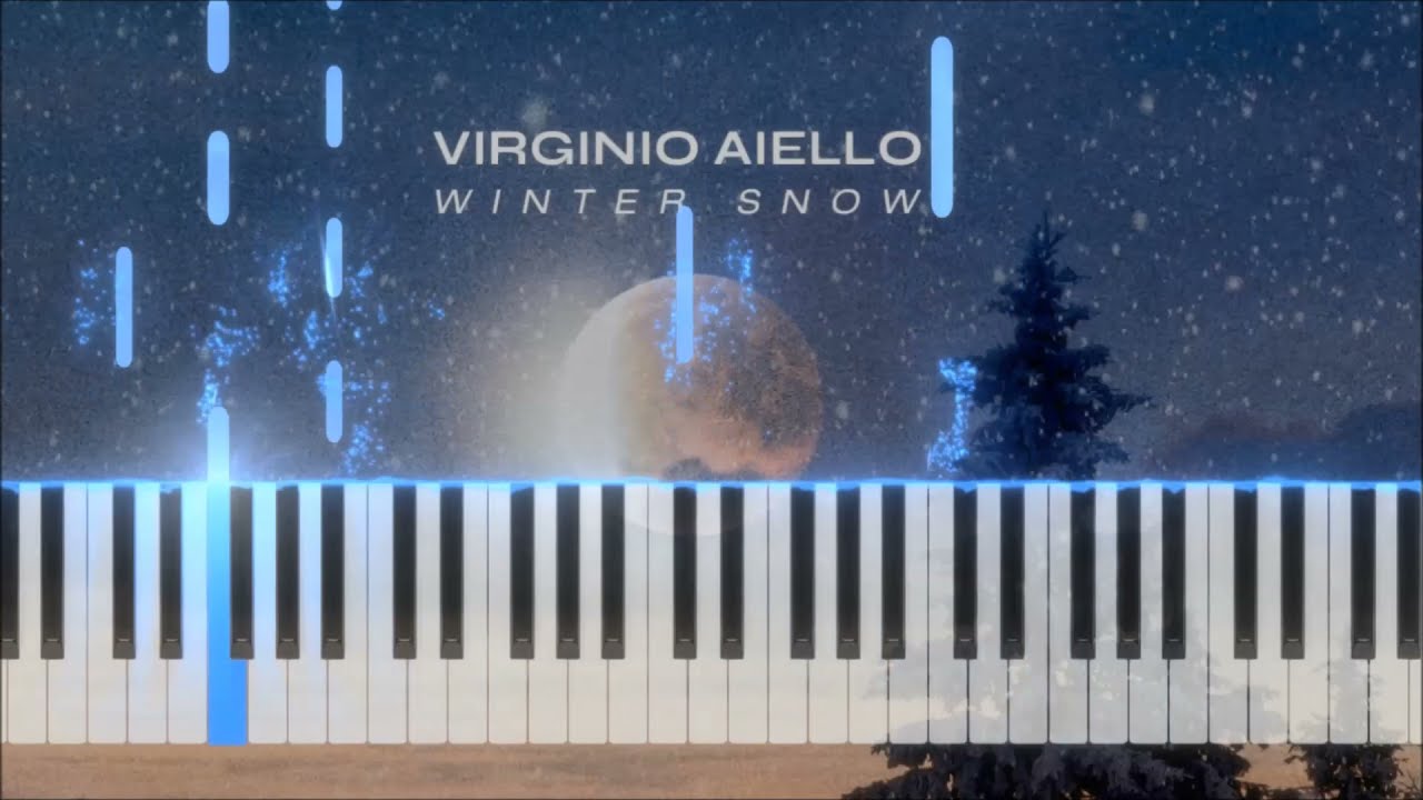 Winter Snow by Virginio Aiello - [Piano Tutorial] (Synthesia - SeeMusic)
