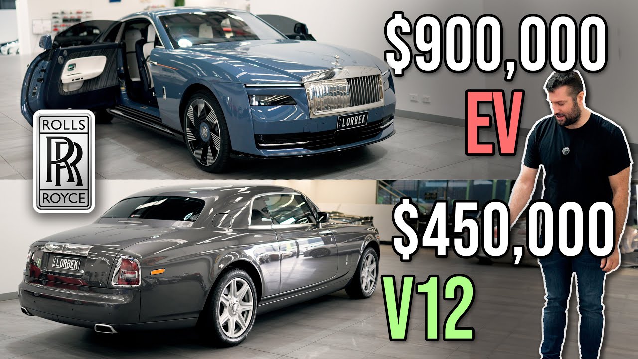How does a new Rolls Royce Spectre EV compare to a V12 Phantom Coupe today?