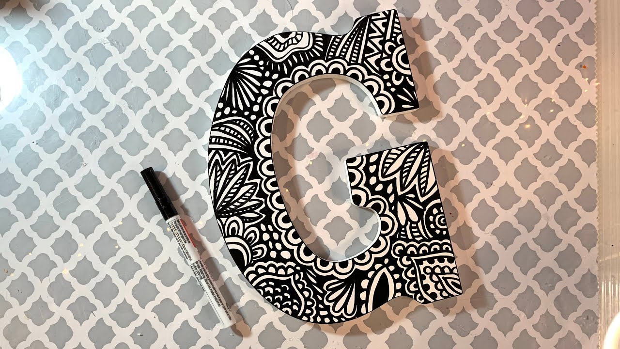 DIY Wooden Letter, DIY Room Decor Letter