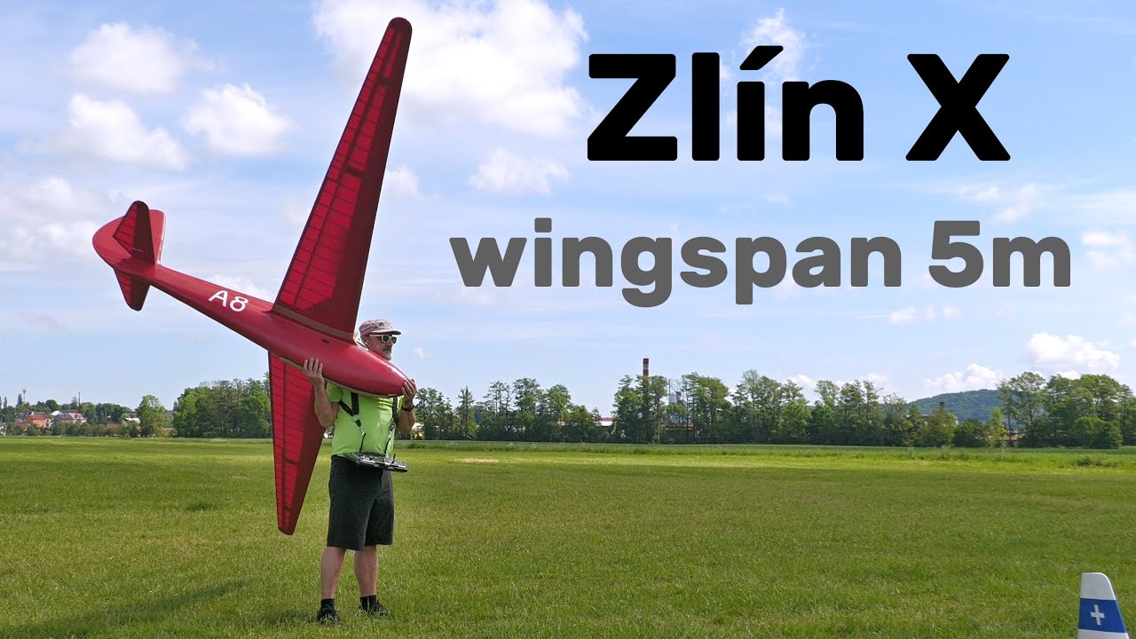 Zlín X | 5m scale RC glider | 4K | Hranice 2024