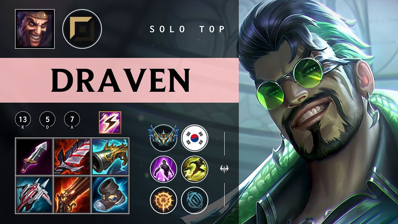 Draven Top vs Kennen - KR Challenger Patch 26.01