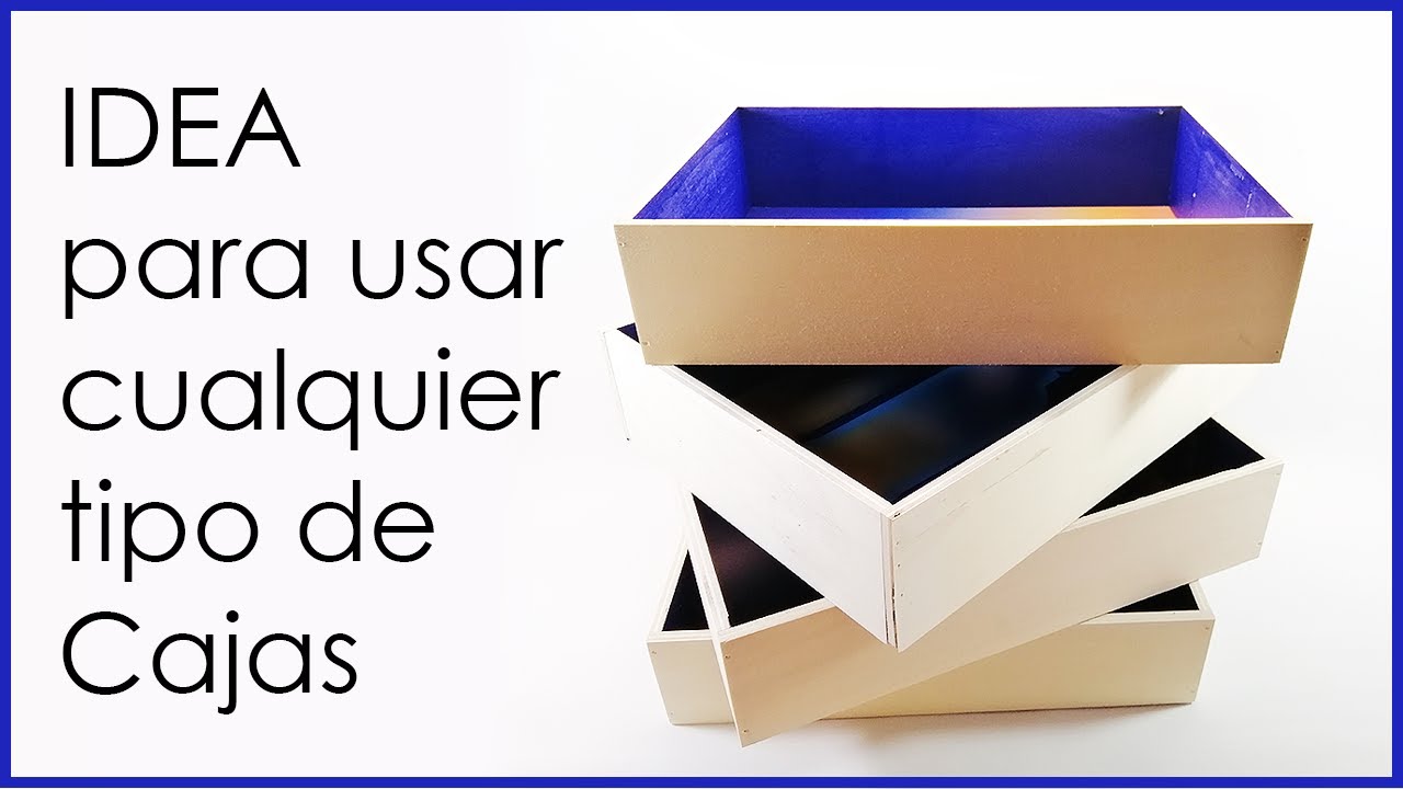 ¡¡Mira como APROVECHAR Cajas de Madera o cualquier material!! - Ecobrisa