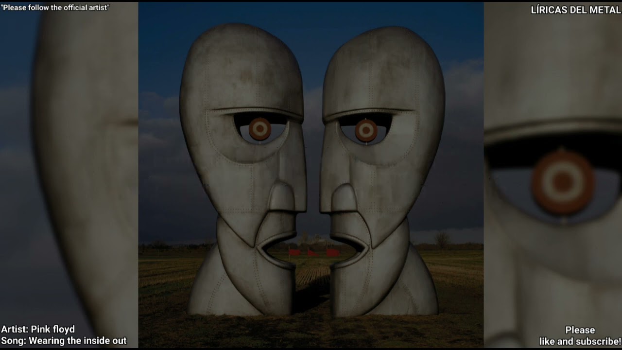 PINK FLOYD - WEARING THE INSIDE OUT (LYRICS ON SCREEN)