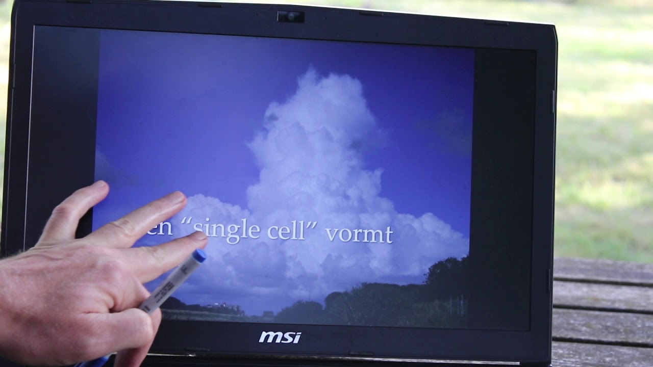 Hoe ontstaat een grote buienwolk of cumulonimbus