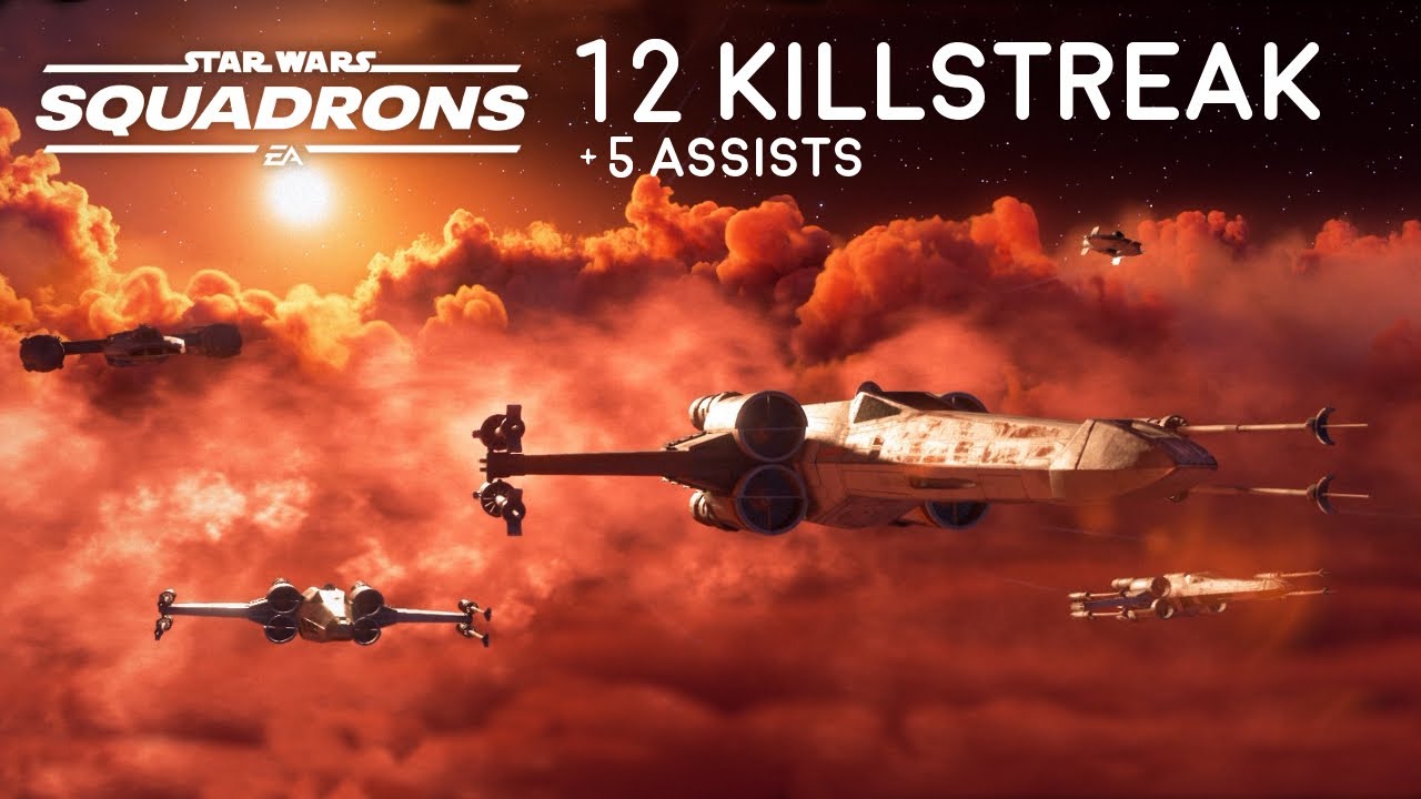 12 X-Wing Killstreak! - Star Wars: Squadrons
