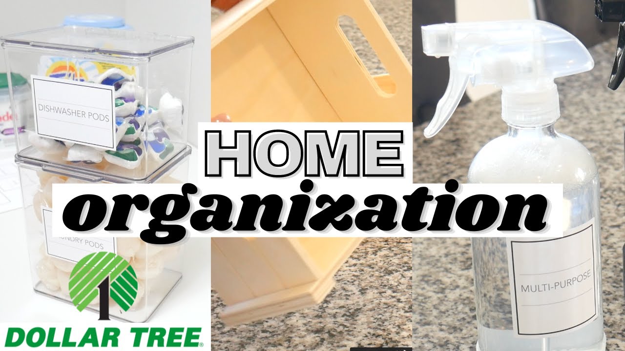 DAILY VLOG! $5 SUPER EASY DOLLAR TREE DIYS, AMAZON ORGANIZATION AND CREATING CUSTOM LABELS AT HOME!