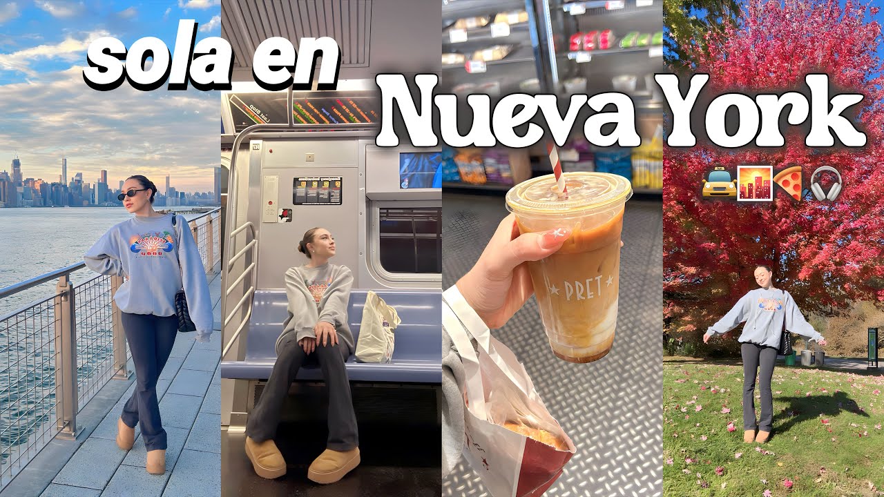 UN DÍA SOLITA EN NUEVA YORK🥹🗽 - Evelyn Rangel