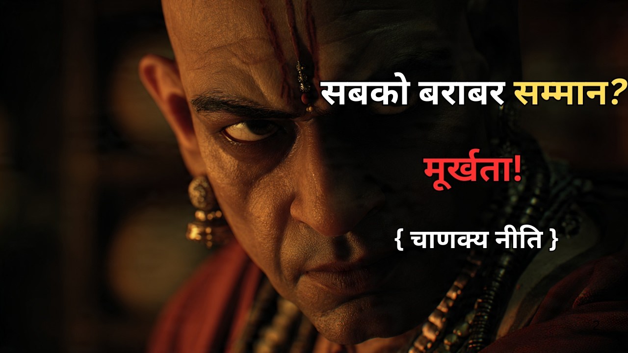 चाणक्य कहते हैं: हर किसी को बराबर सम्मान देना सबसे बड़ी मूर्खता है | Chanakya Niti in Hindi