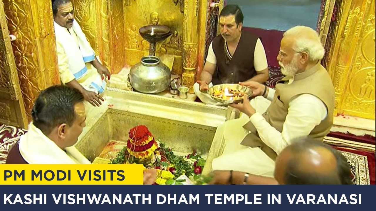 PM Modi visits Kashi Vishwanath Dham Temple in Varanasi
