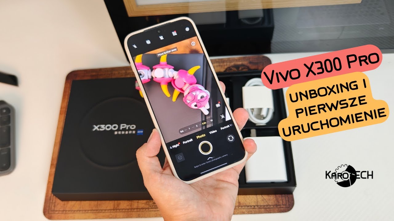 Vivo x300 Pro || Unboxing i pierwsze uruchomienie (w tym apka aparatu)