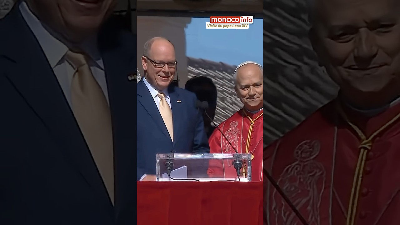 🇲🇨🇻🇦 Le Prince Albert II et le Pape L&eacute;on XIV s&rsquo;adressent aux Mon&eacute;gasques
