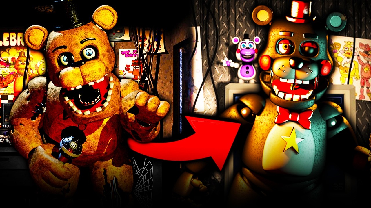 If I scream, the fnaf game changes...