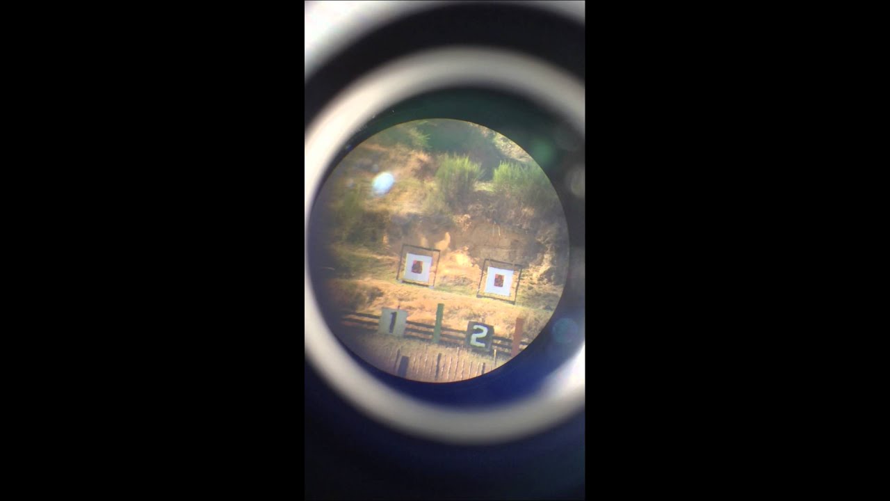 Otorohanga Long Range service rifle shoot view through spotting scope