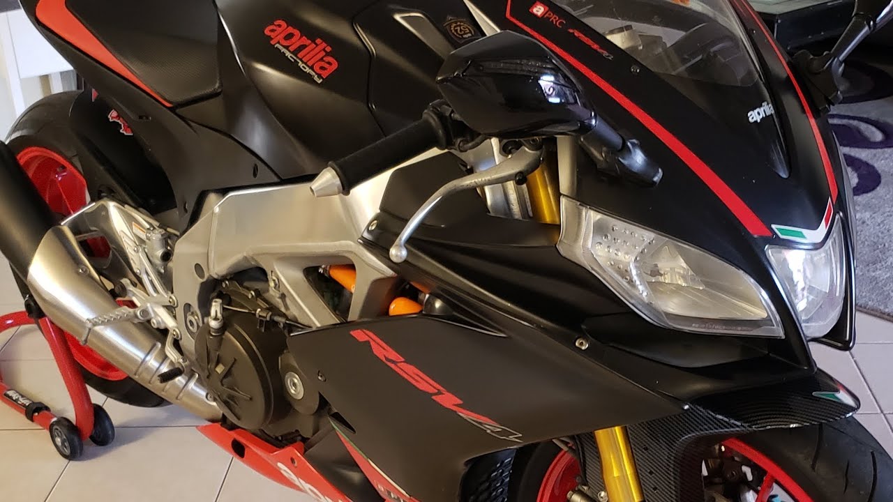 Aprillia RSV4 FACTORY APRC 2014 Walk Around SAMCO THERMOSTAT Bypass