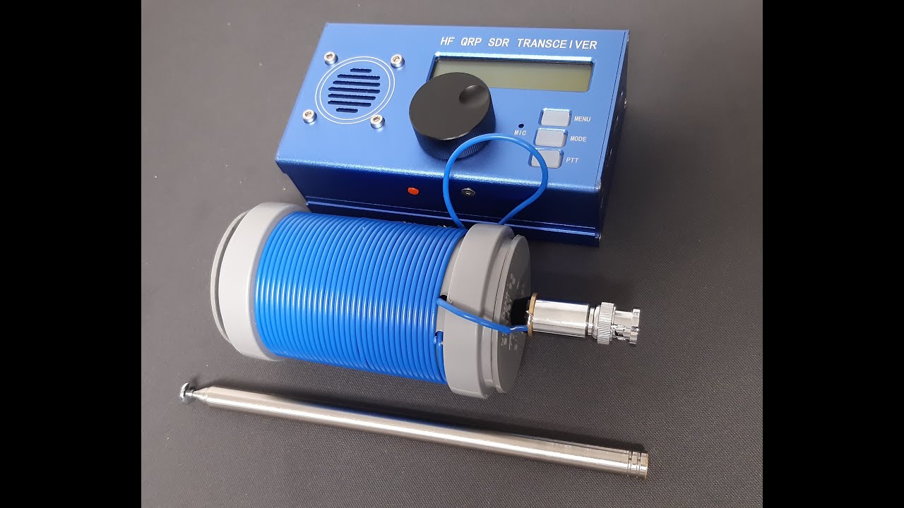 Ultimative DL1DN sanitary cheap DIY QRP telescopic antenna uSDX QSO on 40/30/20/17/15/12 + schematic