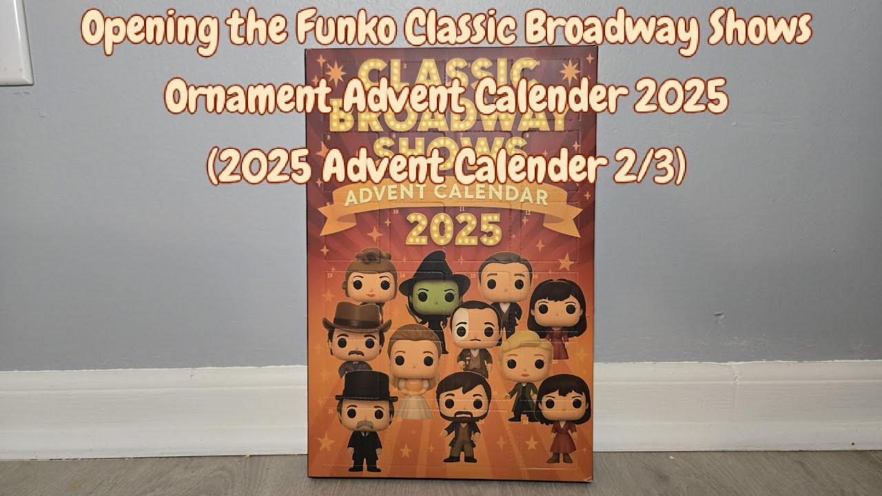 Открытие рождественского календаря Funko Classic Broadway Shows (Рождественский календарь 2025 го...