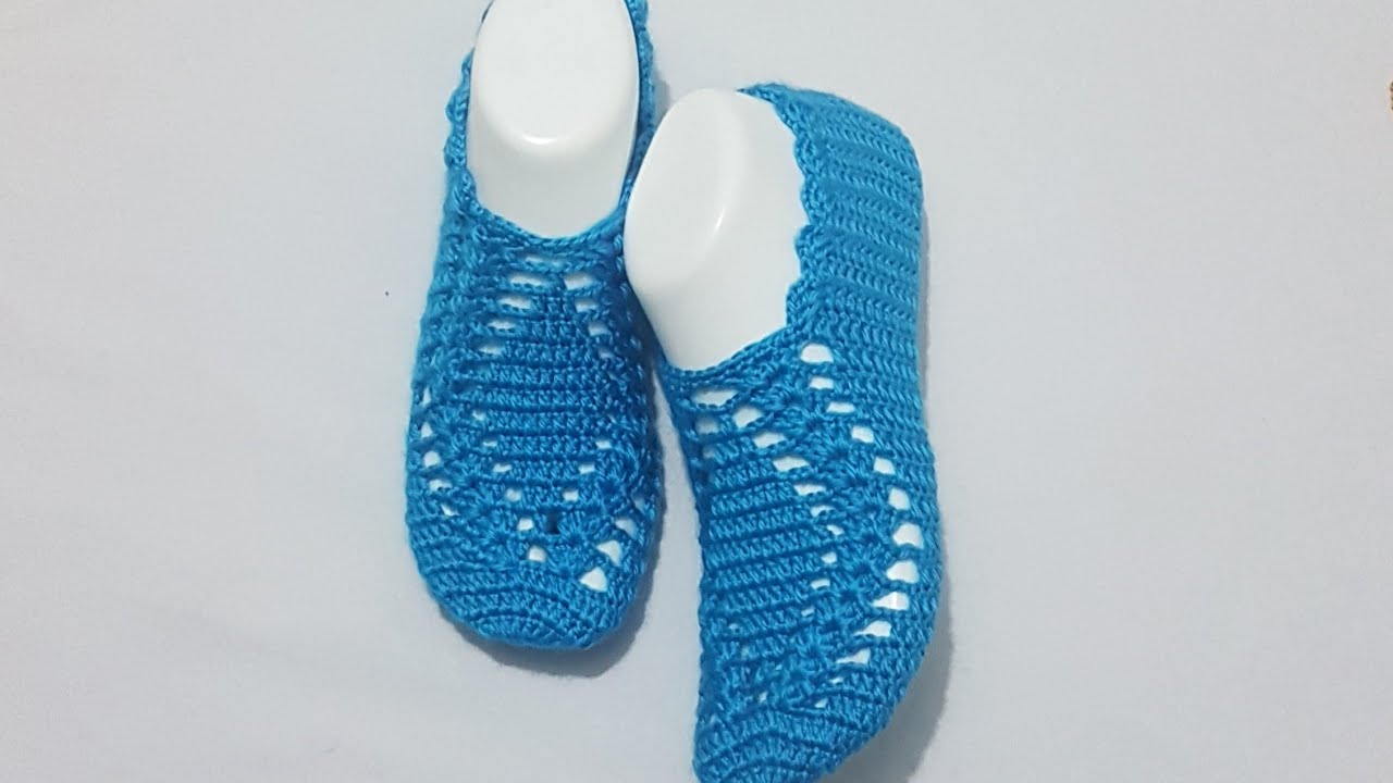 Tığ İşi Baklava Desenli Patik/ Crochet Booties / Çeyizlik Tığ İşi Patik Modelleri