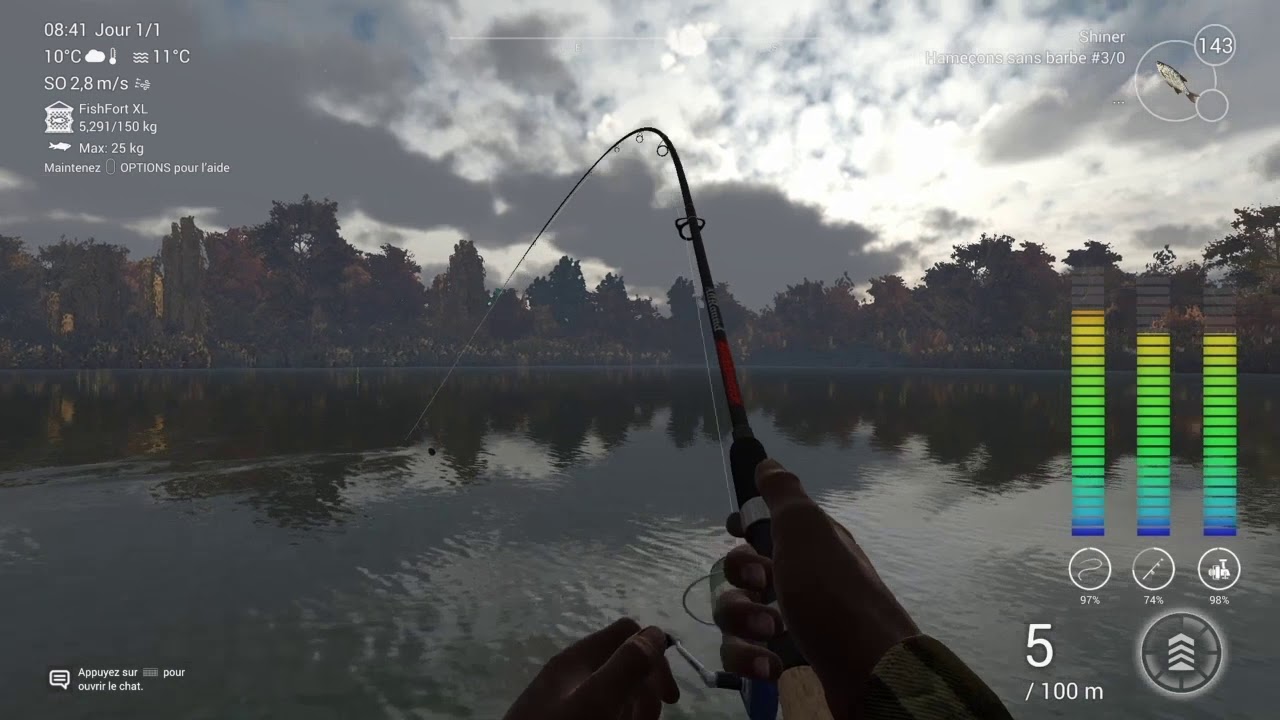 The Fisherman. ( Fishing planet ). Lac Émeraude. Tous les poissons, spots, appât, leurres, météos.