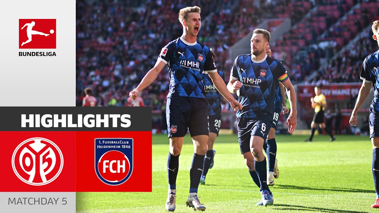 FCH Continue to Impress! | 1. FSV Mainz 05 - 1. FC Heidenheim 1846 0-2 | MD5 &ndash; Bundesliga 2024/25