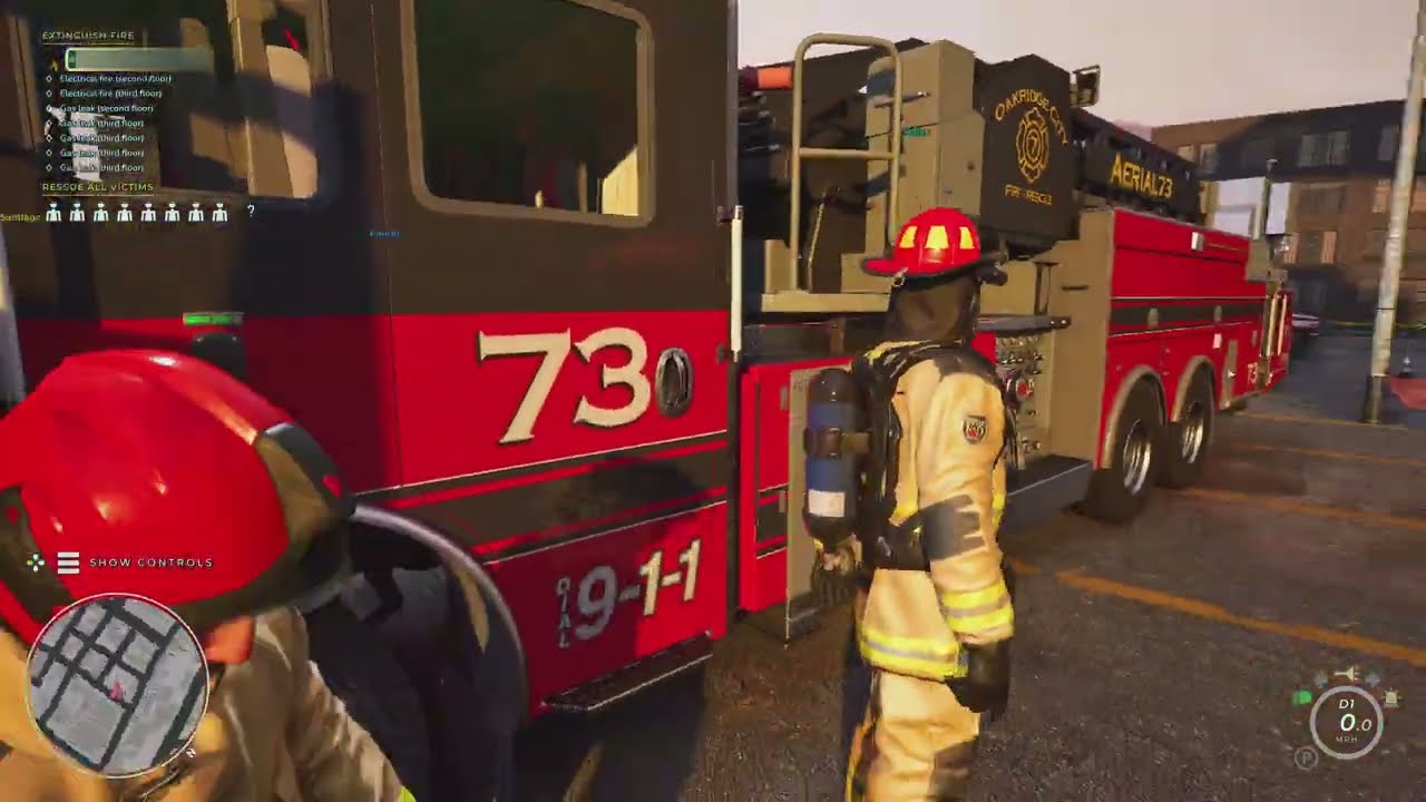 Firefighting Simulator: Ignite - Protecting the City - PS5 Gameplay