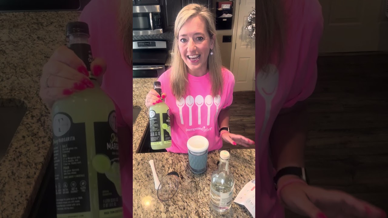 Pampered Chef Frozen Drink Maker Demo