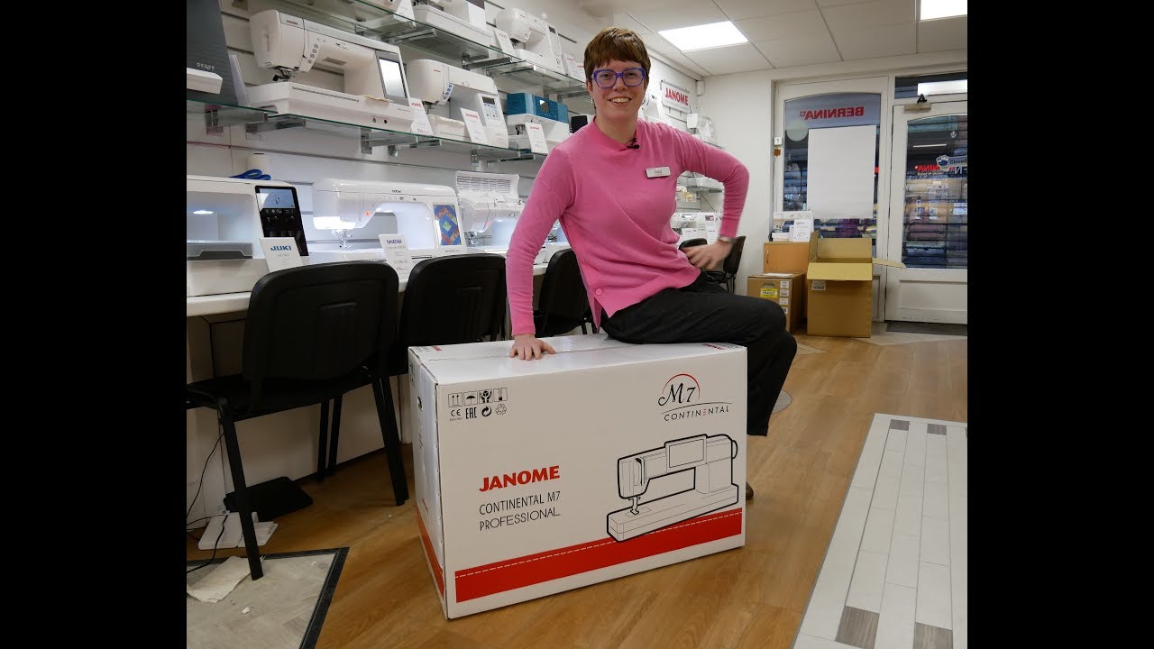 The Janome M7 Continental Professional