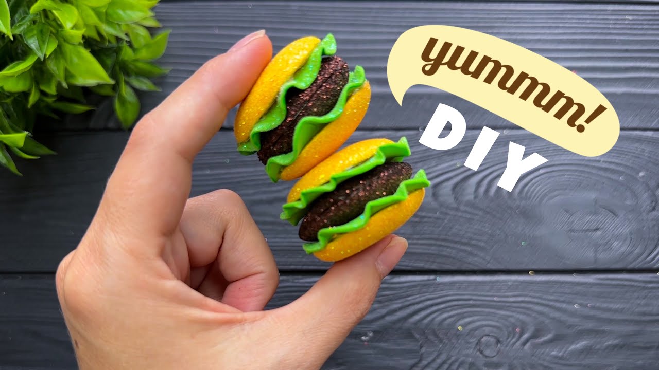 БУРГЕРЫ из фоамирана 🍔 Идеи для поделок из фоамирана Домашний декор