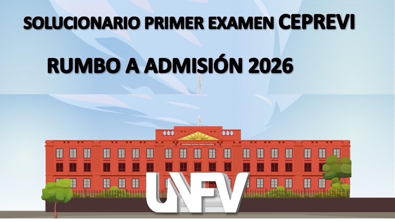 Solucionario de primer examen CEPREVI