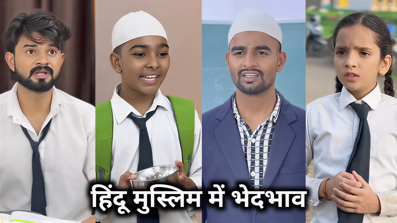 Hindu Muslim Mein Bhed Bhav || हिंदू मुस्लिम में भेद भाव || School Ki Emotional Video || School Life