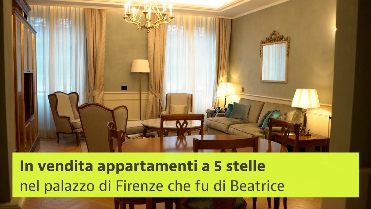 Gli appartamenti a 5 stelle in vendita a Palazzo Portinari Salviati a Firenze