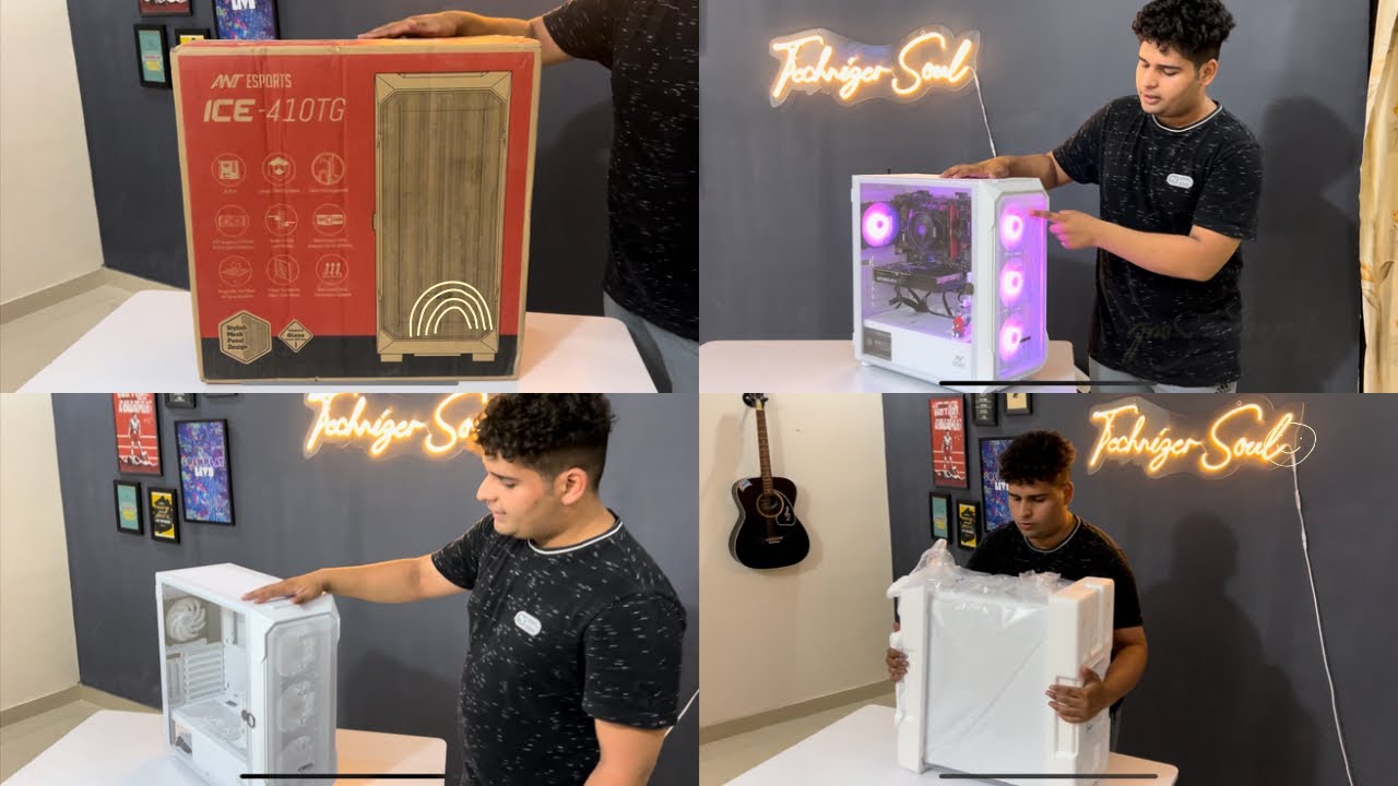 Ant Esports ICE- 410TG Cabinet |gaming cabinet